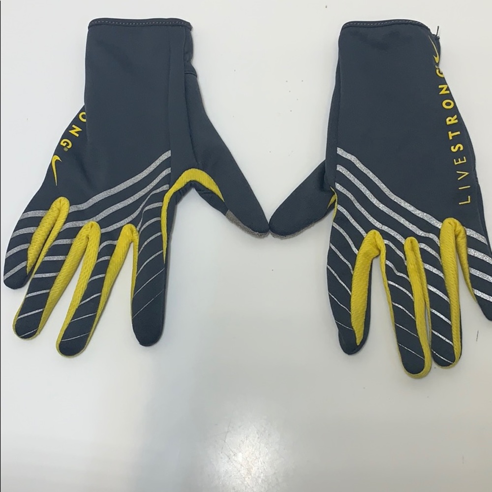 Nike live strong light weight tech running gloves
